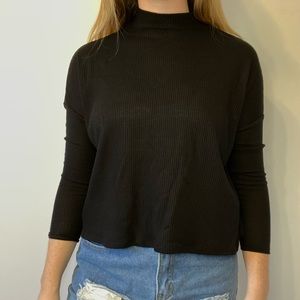Mock turtleneck top